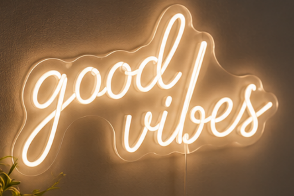 Insegna neon flex con plexiglass sagomato