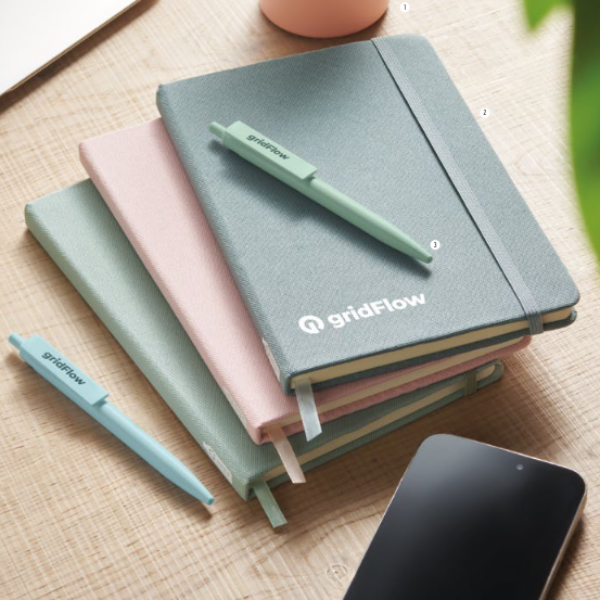 Notes e taccuini personalizzati con logo aziendale per uffici e meeting