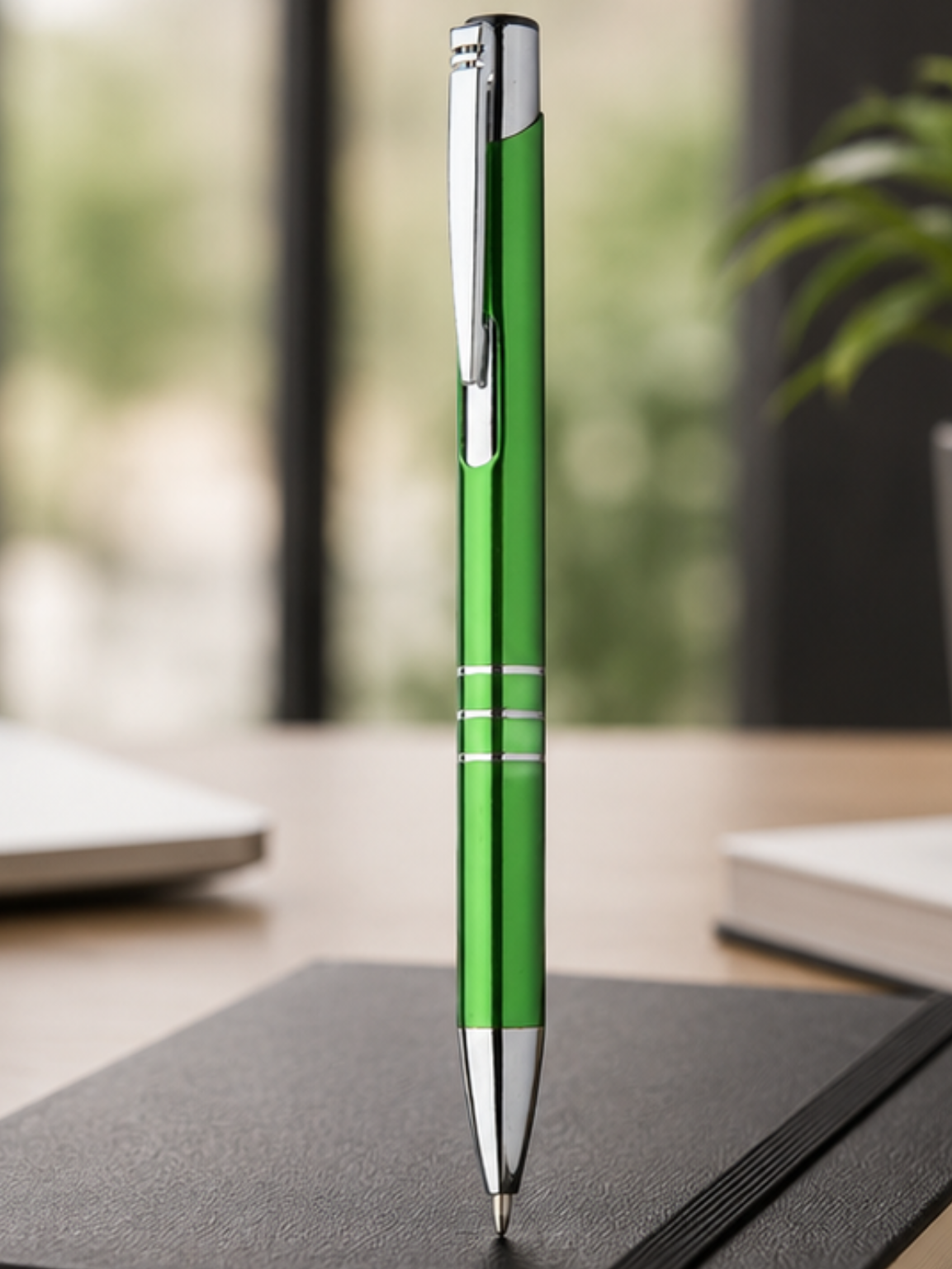 Penna in metallo con incisione o stampa personalizzata, perfetta per regali aziendali e rappresentanza. Penna in metallo personalizzata elegante