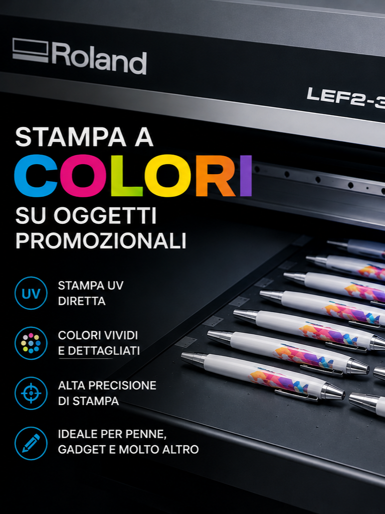 Stampa full color su gadget personalizzati