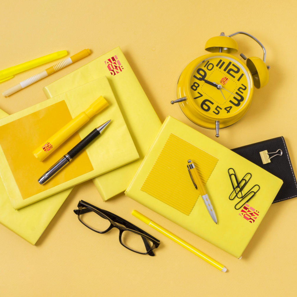 Notebook, penne e cancelleria personalizzata per welcome kit aziendali