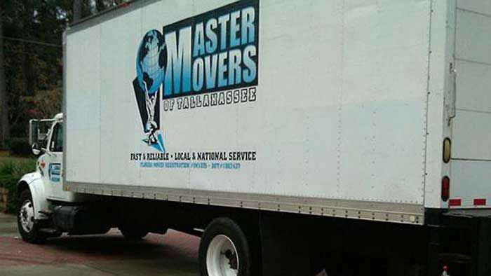 Moving truck with 