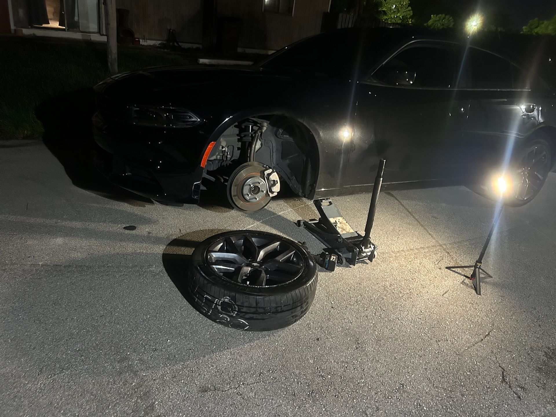 N & K mobile tire replacement completed on-site for a customer in Deerfield Beach, FL