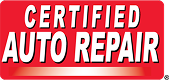 Red rectangular logo with white text that reads 