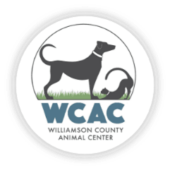 WCAC logo with dog and cat silhouette; Williamson County Animal Center. | Heaven Sent