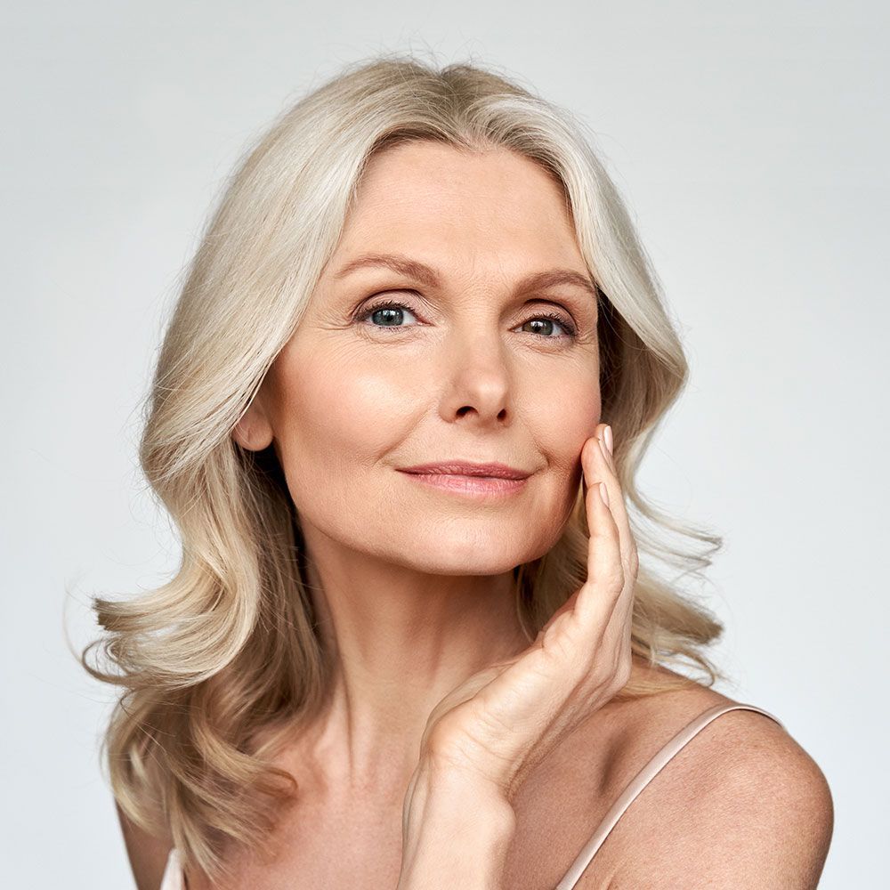 Senior Woman with Clear Skin