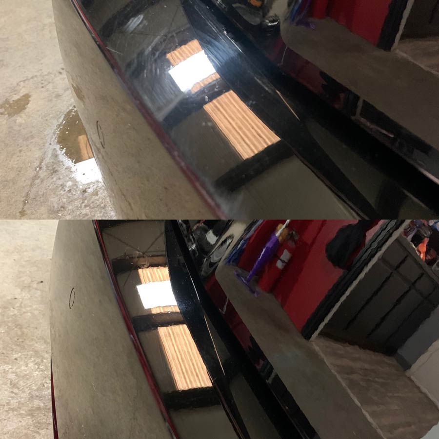 Paint correction on audi