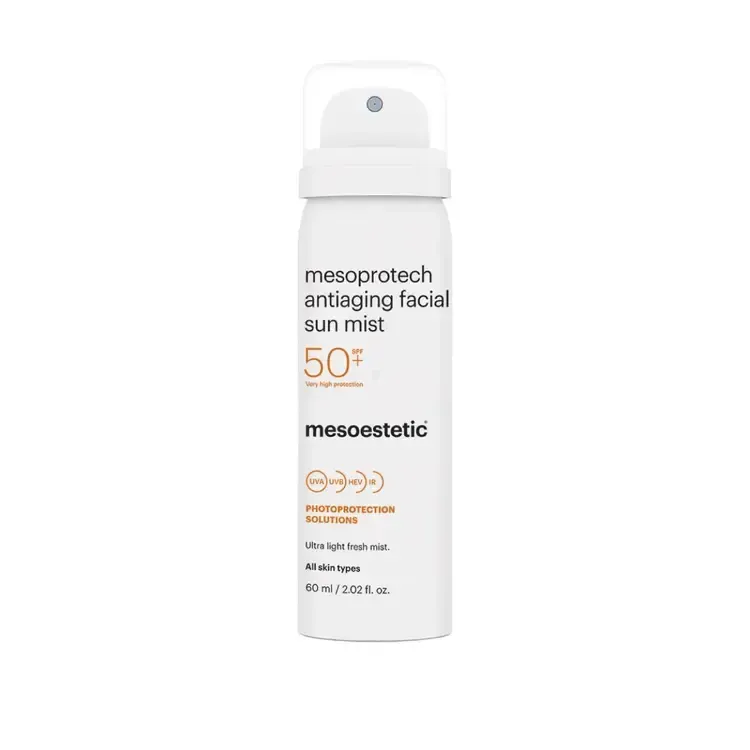 Mesoestetic mesoprotech antiaging facial sun mist 50+