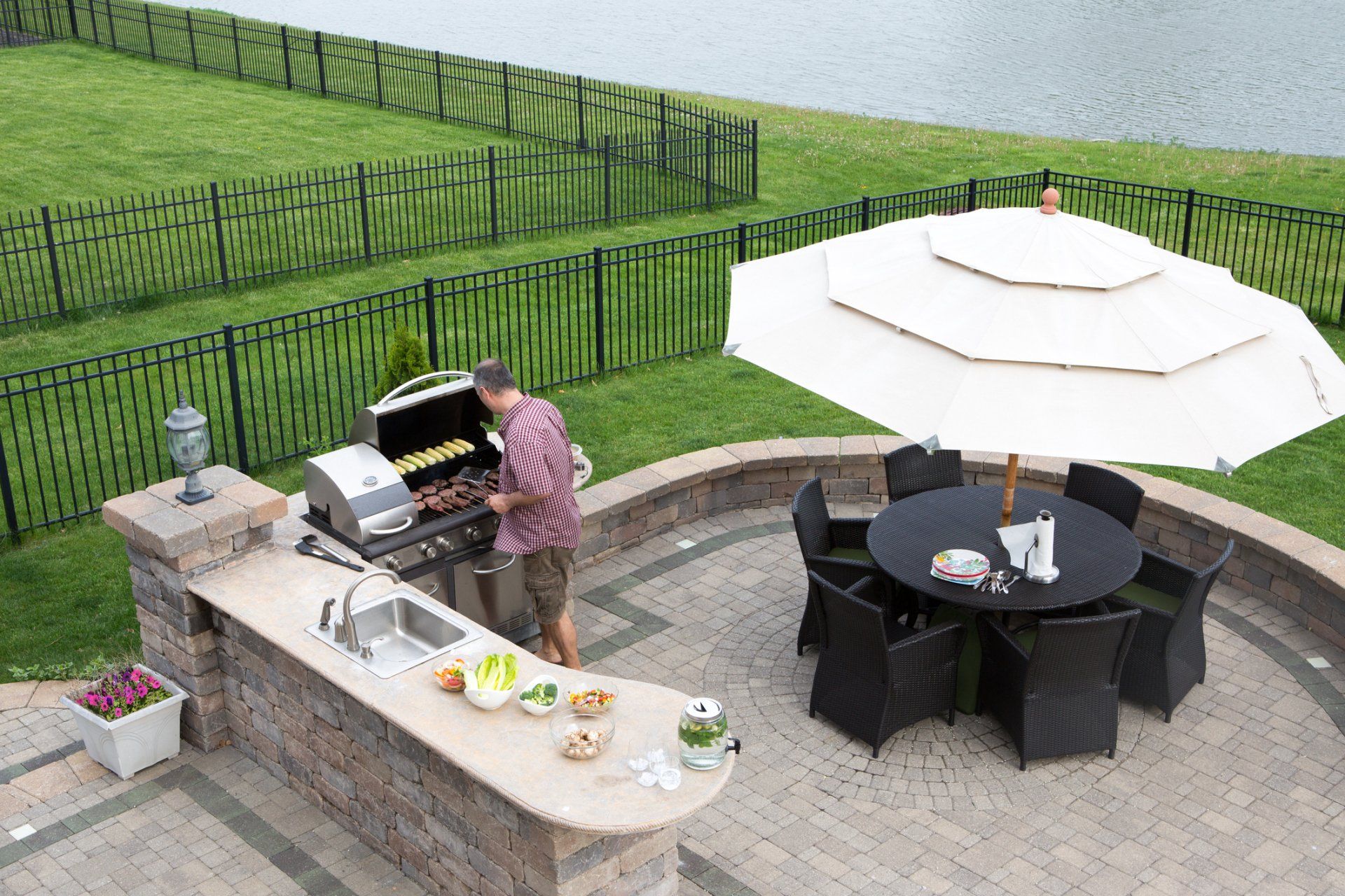 Outdoor Kitchen — Burlingame, CA — Bay Area Pools, Inc.