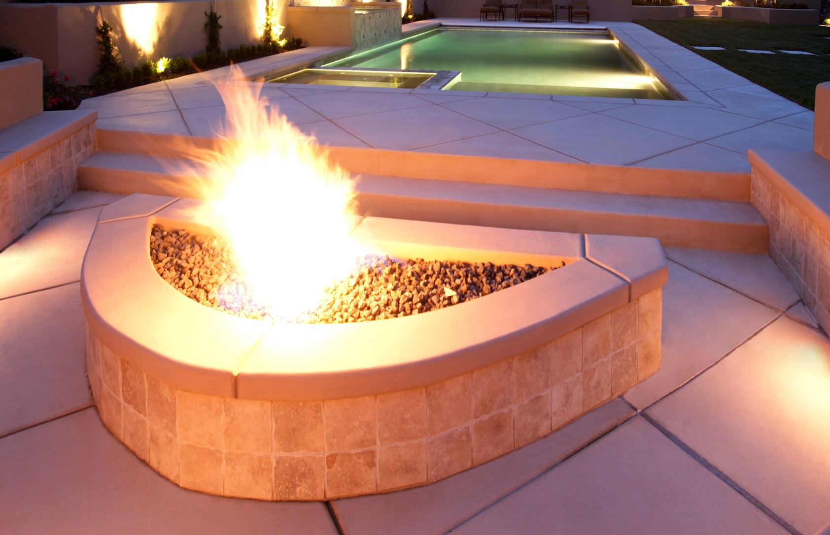 Fire Pit — Burlingame, CA — Bay Area Pools, Inc.
