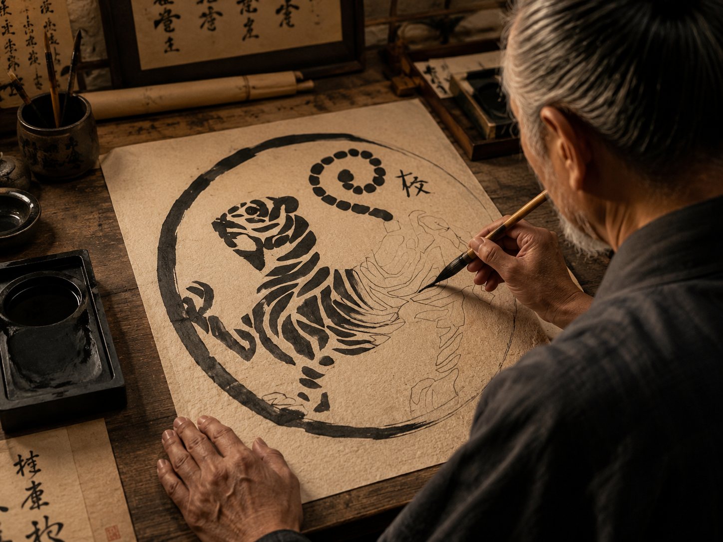 Kosugi Hoan (1881–1964) and the Shotokan Tiger: The Artist Behind Funakoshi’s First Karat