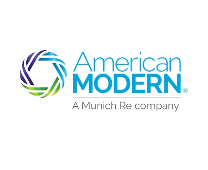 The american modern logo is a munich re company.
