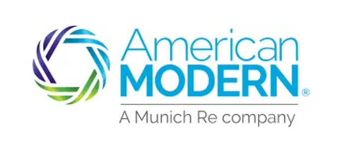 The american modern logo is a munich re company.