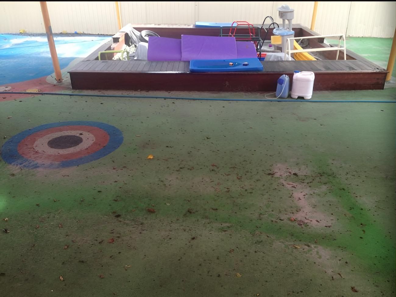 A Sandbox With A Circle In The Middle Of It — EcoPro Pressure Cleaning In Brisbane, QLD