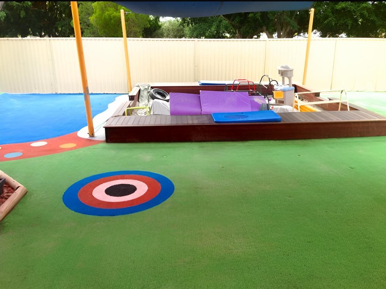 A Sandbox With A Circle In The Middle Of It — EcoPro Pressure Cleaning In Broadbeach Waters, QLD