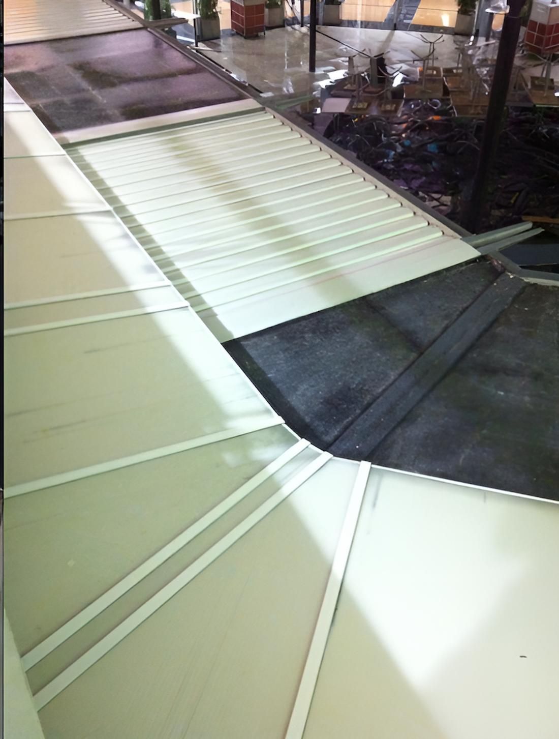 A Black And White Staircase With A White Railing — EcoPro Pressure Cleaning In Nerang, QLD