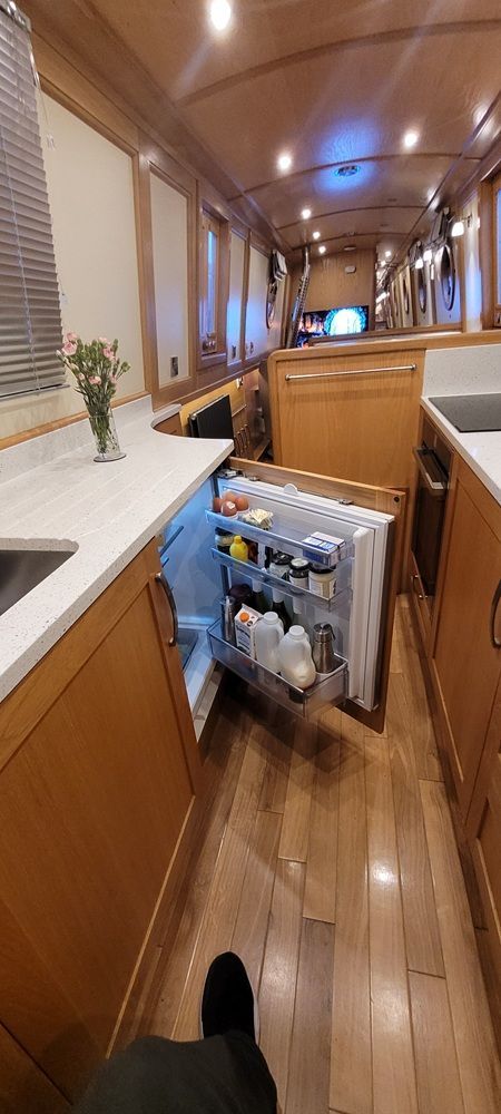 Galley fridge