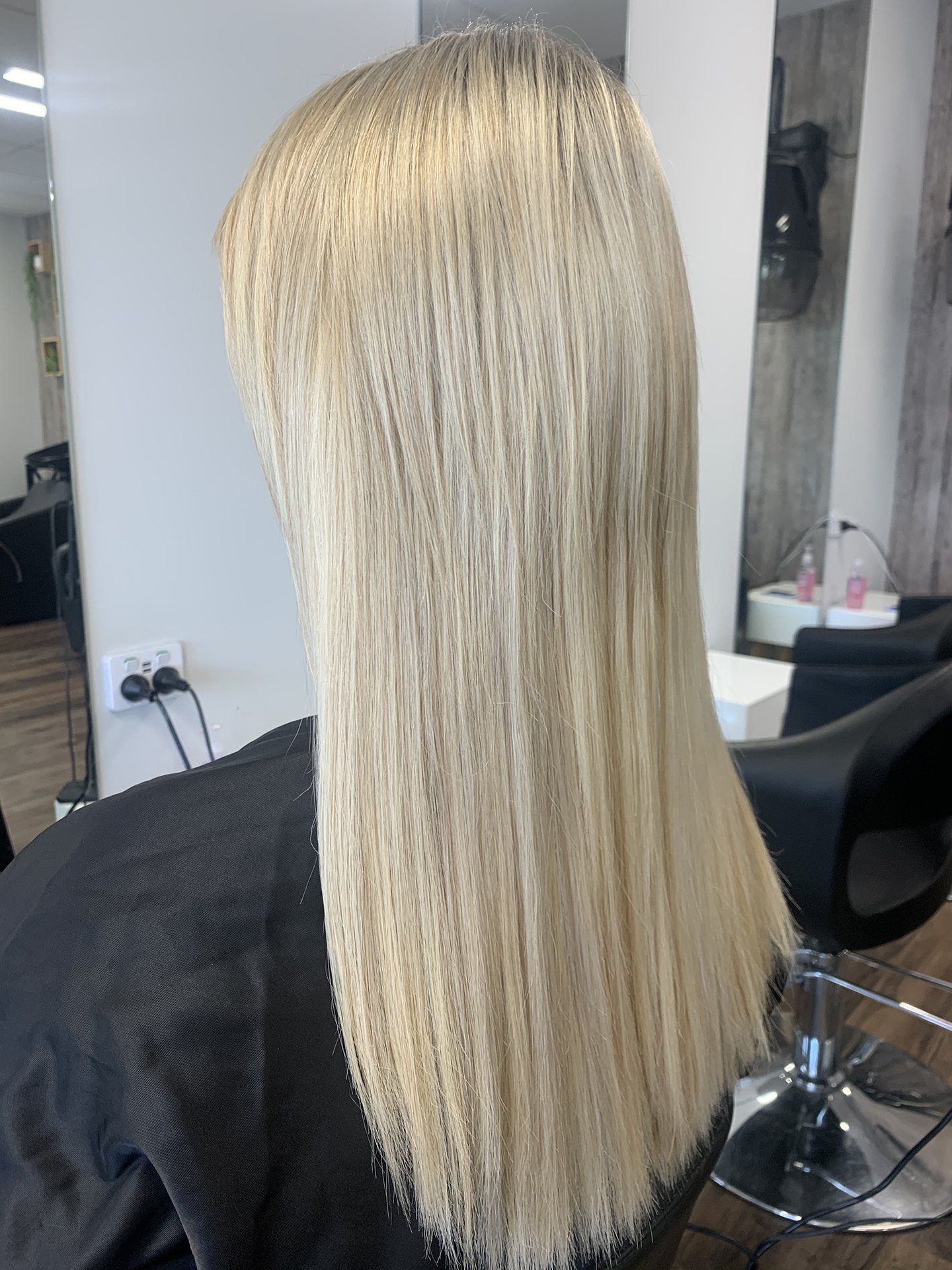After extensions photo by Vamp Hair Boutique in Blenheim NZ