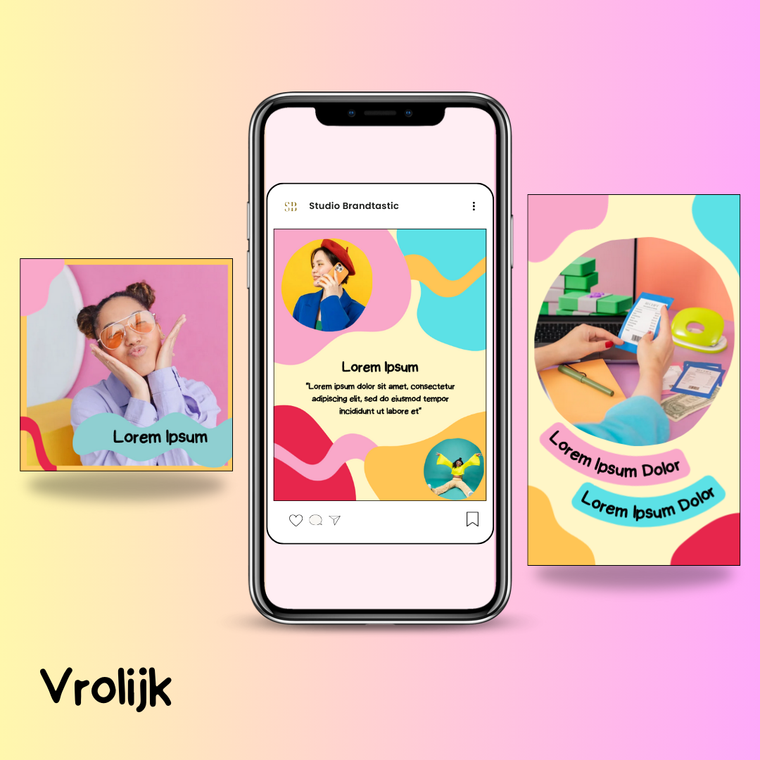 Social Media Templates - Vrolijk