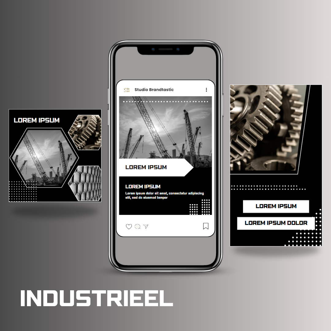 Social Media Templates - Industrieel
