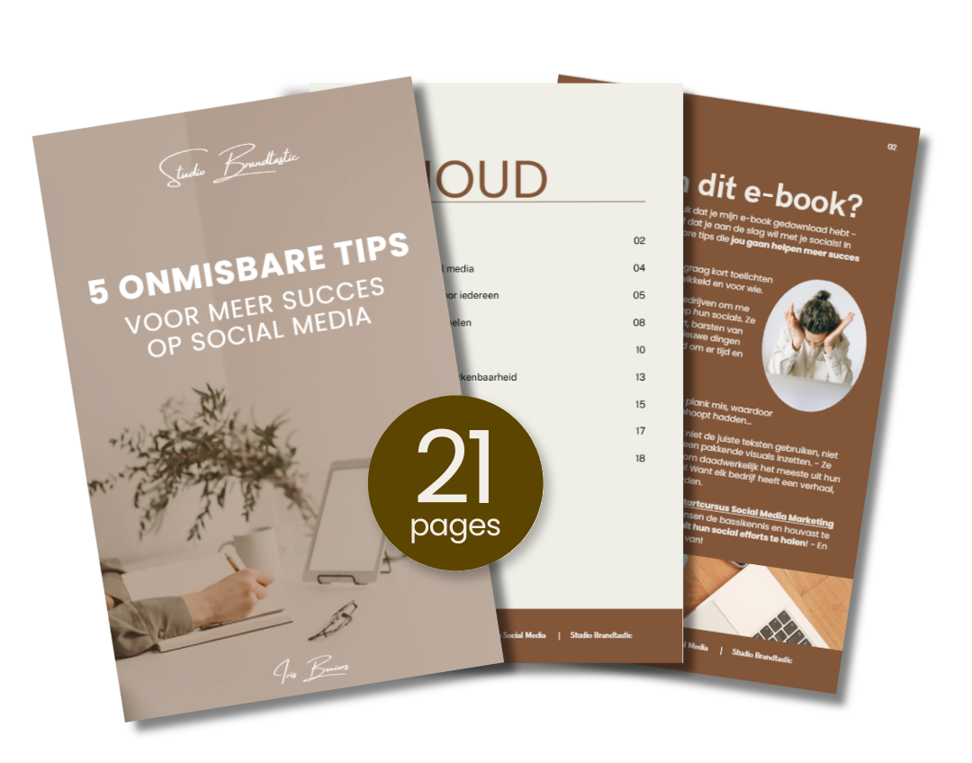 E-book: 5 onmisbare tips voor succes op social media