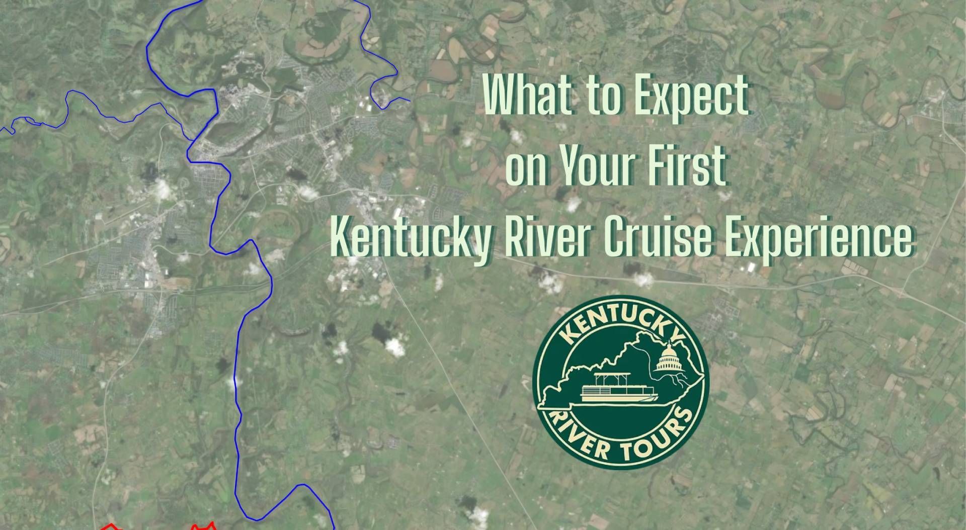 A map of the Kentucky River near Frankfort, Kentucky