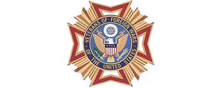 Official emblem with a blue-and-gold seal on a red starburst background, reading “U.S. Department of Forestry.”