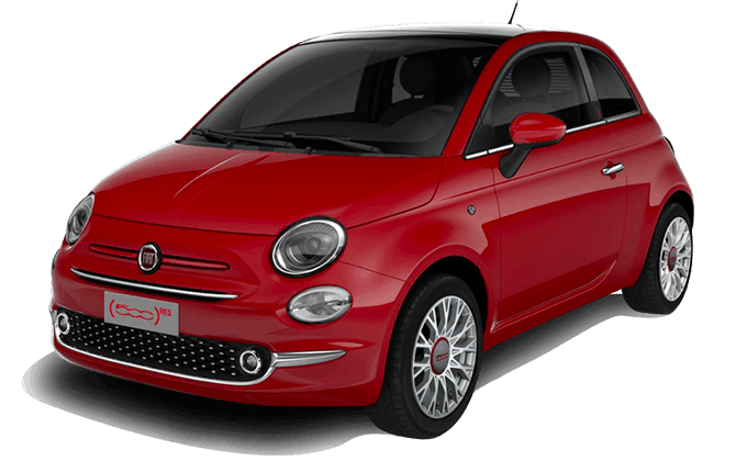 Fiat 500 rossa