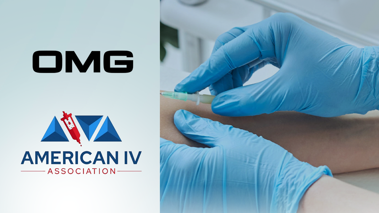 IV insertion procedure with OMG and American IV Association