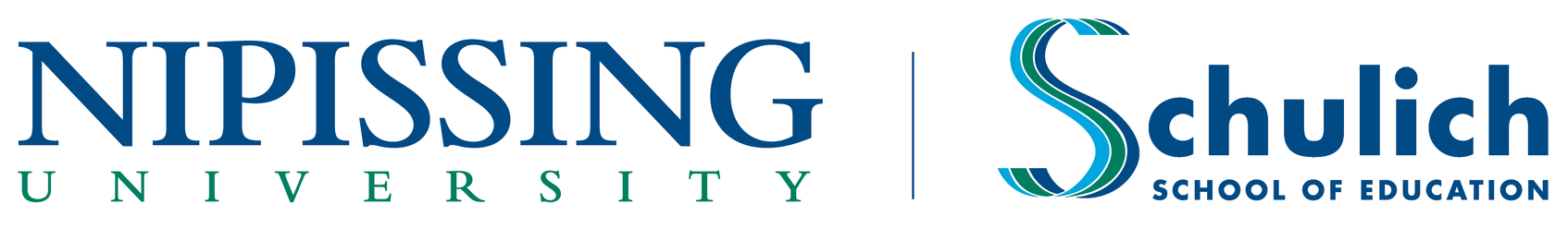 A logo for nipissing university and school of education
