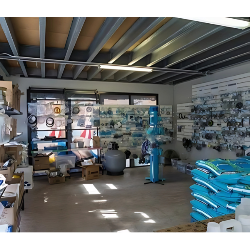 A Store Filled with Lots of Boxes and Bags — Poolside Noosa in Noosaville, QLD