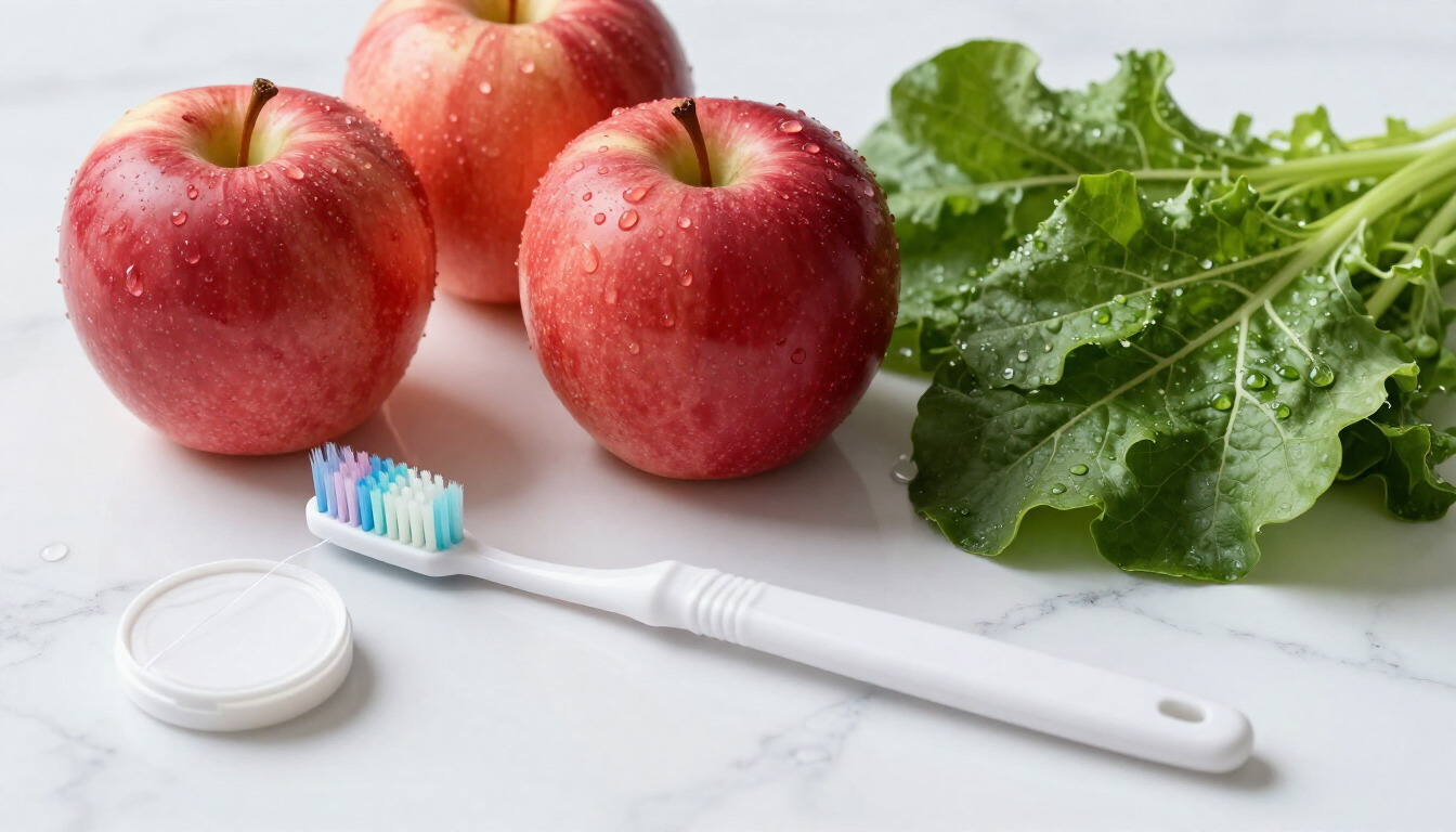 Healthy lifestyle dental habits