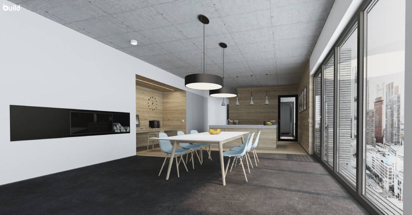 Virtueller Rundgang einer Wohnung in der Frankfurter Innenstadt.