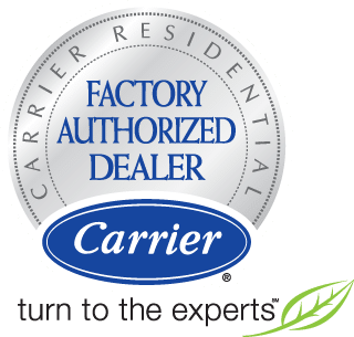 A Carrier Residential Factory Authorized Dealer Logo