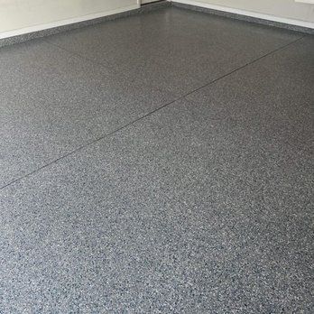 A flake polyaspartic flooring in Valparaiso, IN by Resin Pros