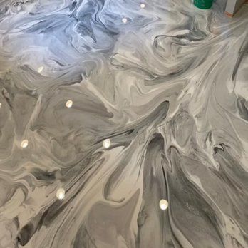 A metallic epoxy flooring in Valparaiso, IN by Resin Pros