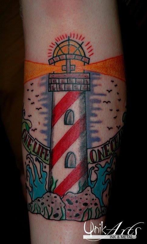 Leuchtturm Tattoo Frankfurt