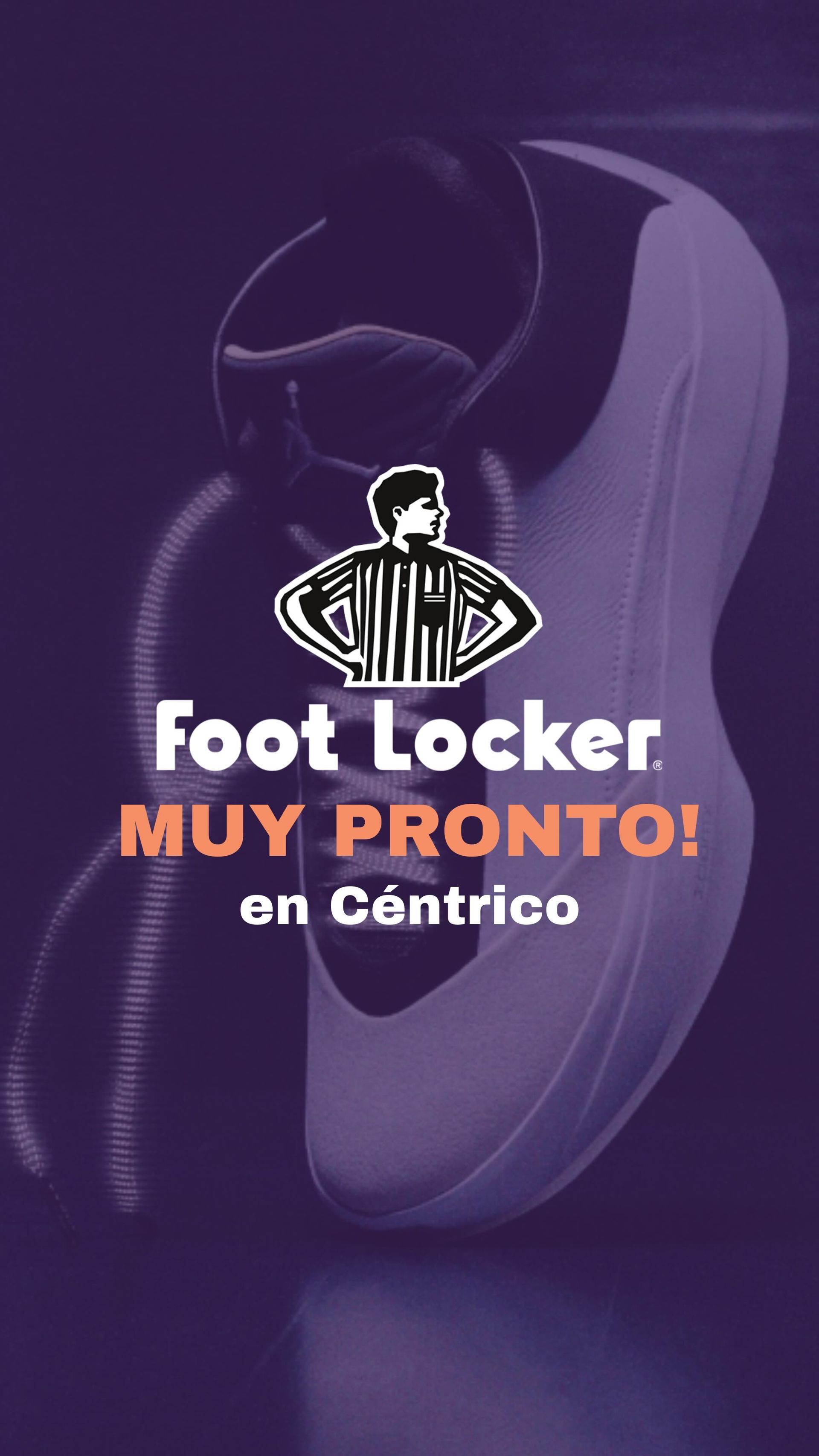 Foot Locker advertisement: Sneaker with 