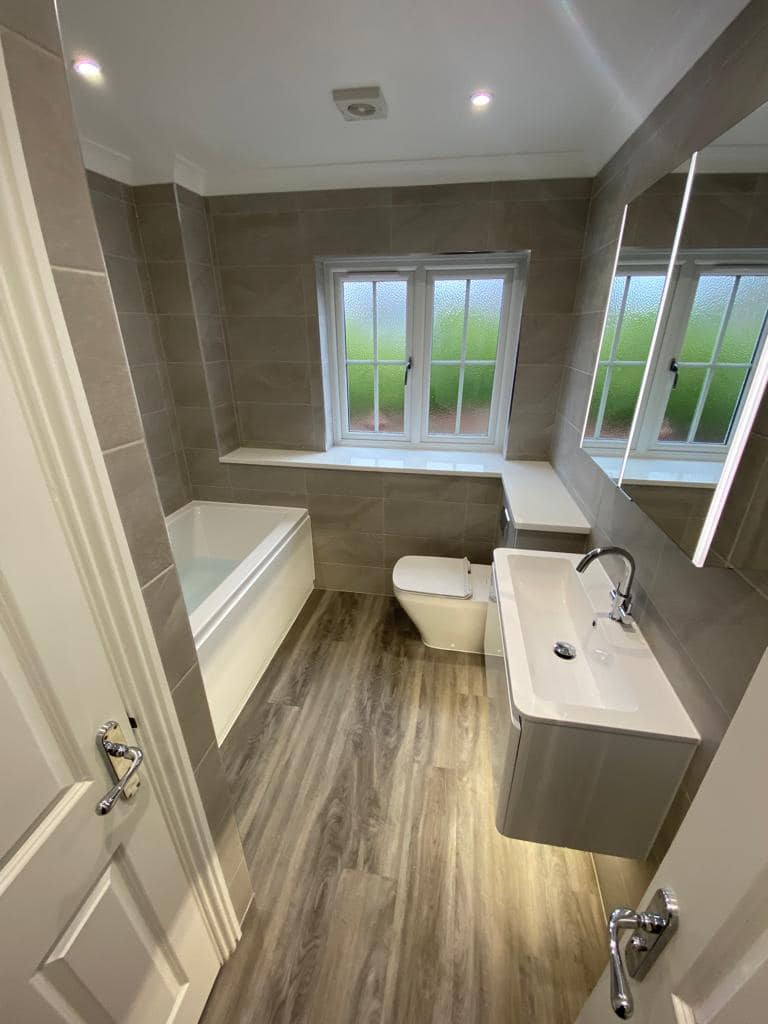 new bathroom in Reading