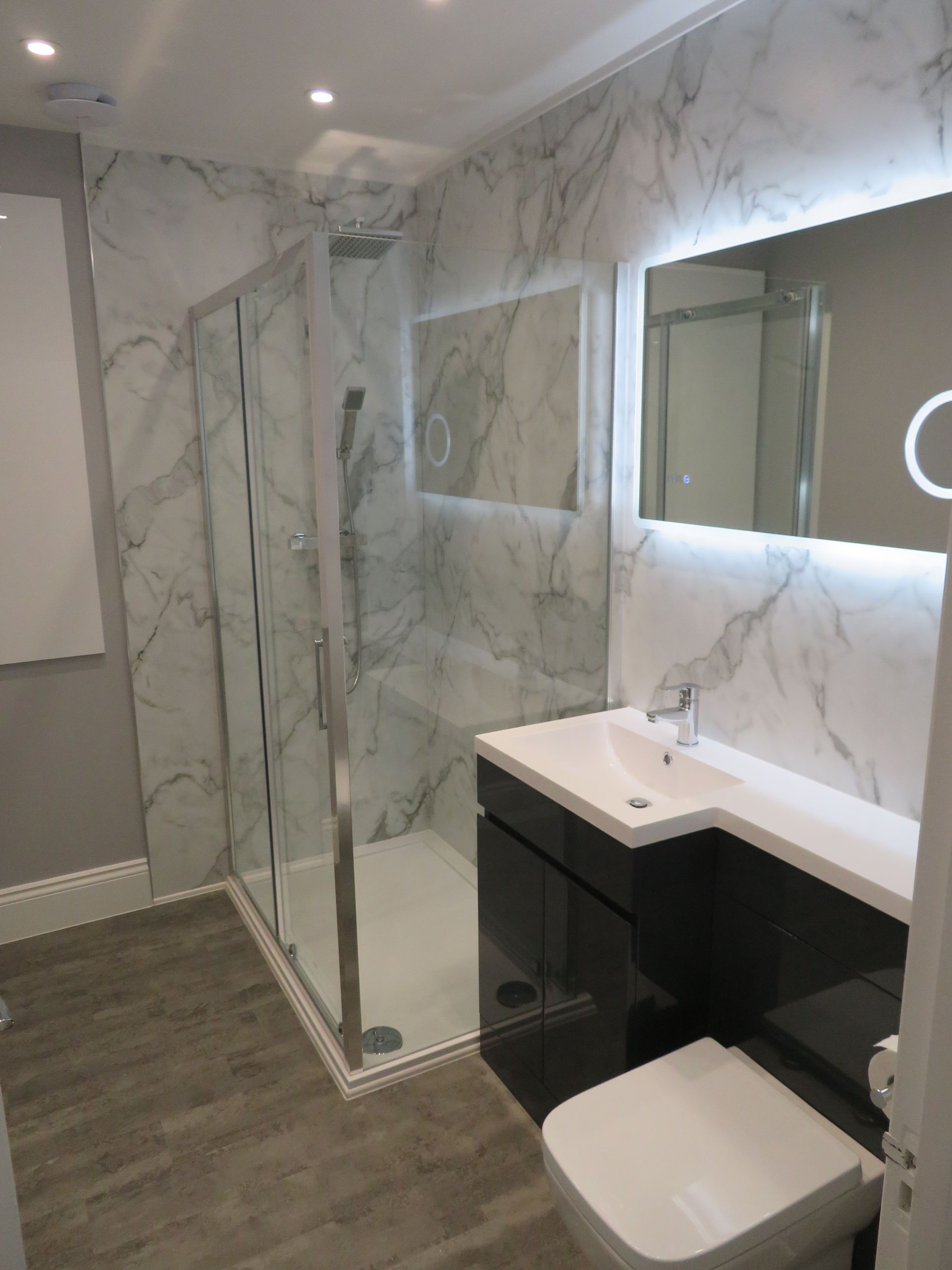Property Renovation of a flat in Reading new bathroom