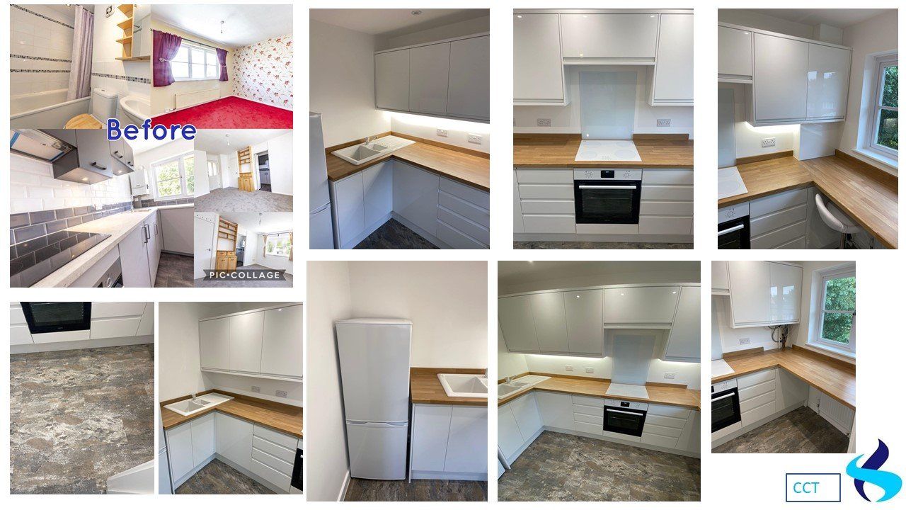 Property renovation of a flat in Reading