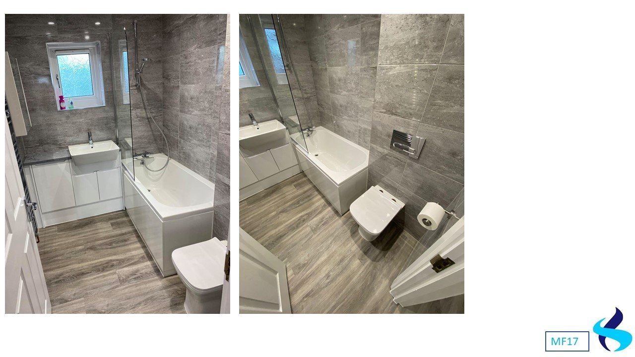 Property Renovation of a flat in Reading New Bathroom