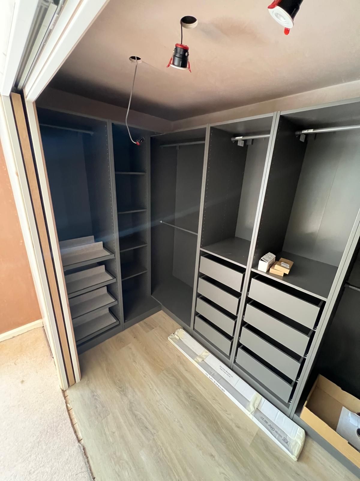 walk in wardrobe fitted in reading