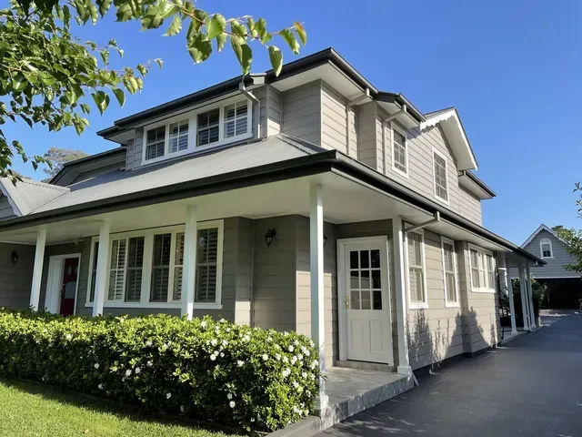 Newly Painted House With Plants — Penrith, NSW — Bright Spots Painting & Decorating