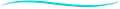 A teal, blurry, curved line on a white background.