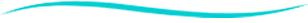 A teal, blurry, curved line on a white background.