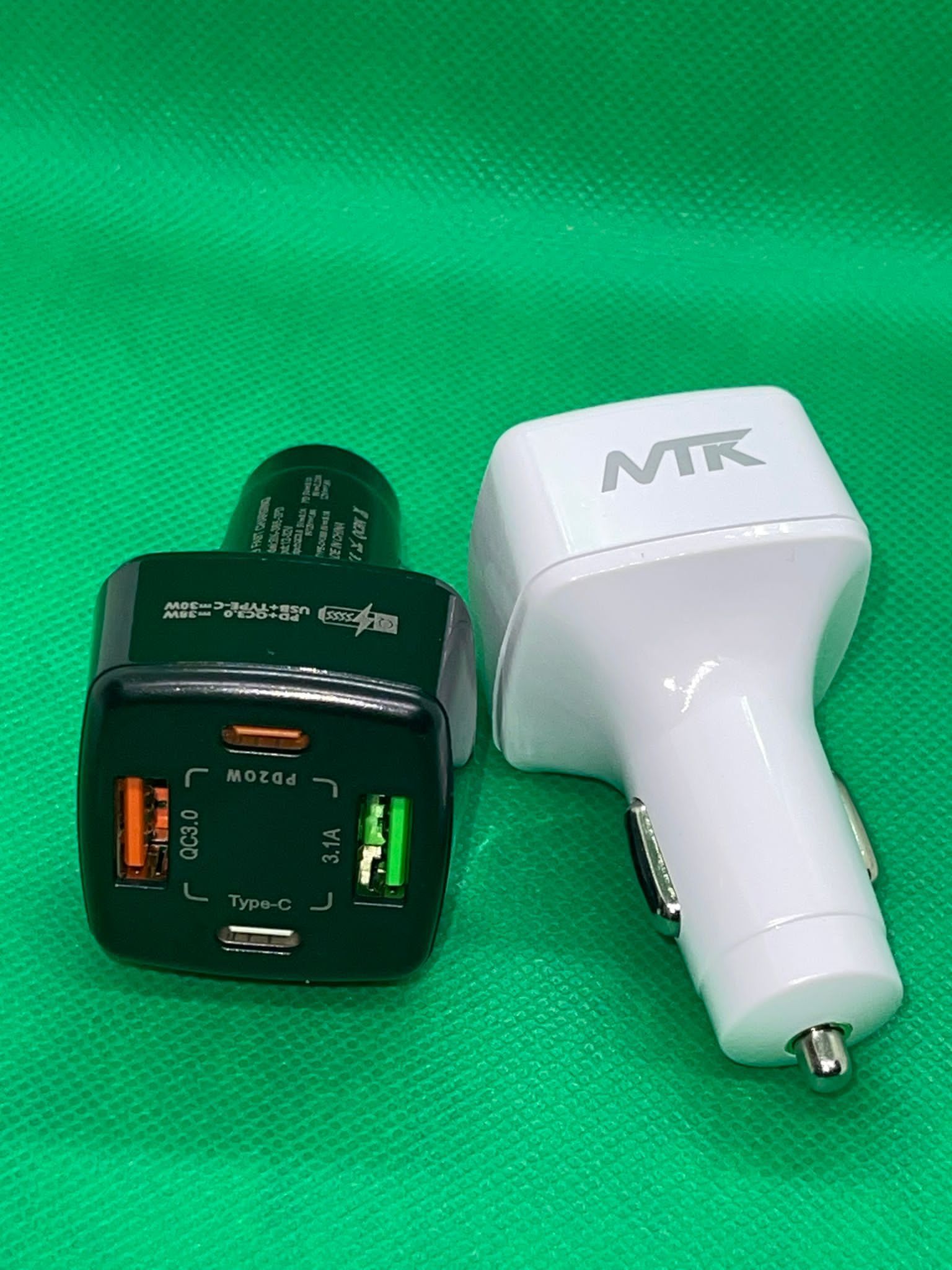 Car Plug 4 in 1 PD 2USB+2C   20W   3.1A