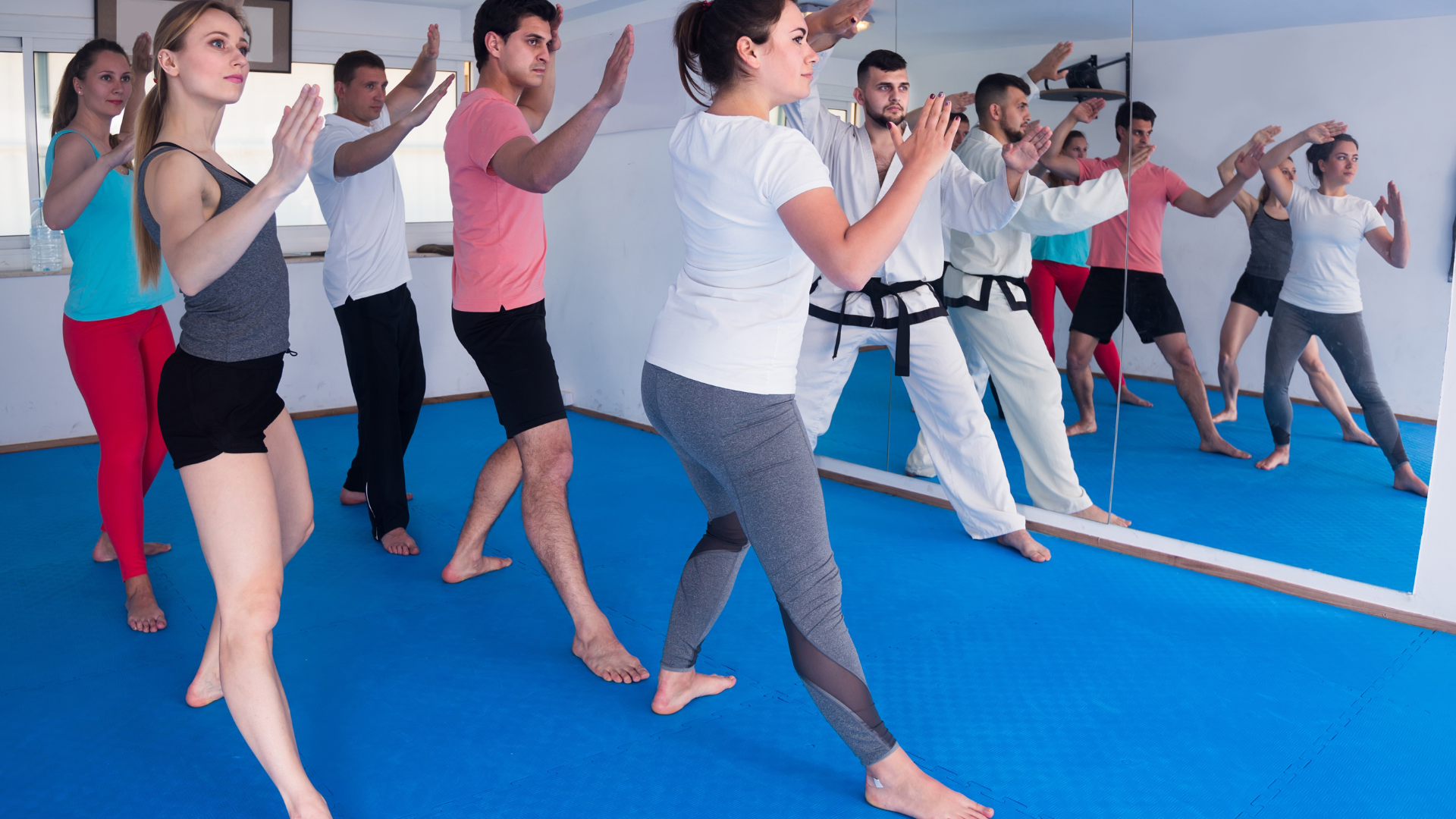 Fitness martial arts classes and adult self defense training for strength, confidence, and physical conditioning