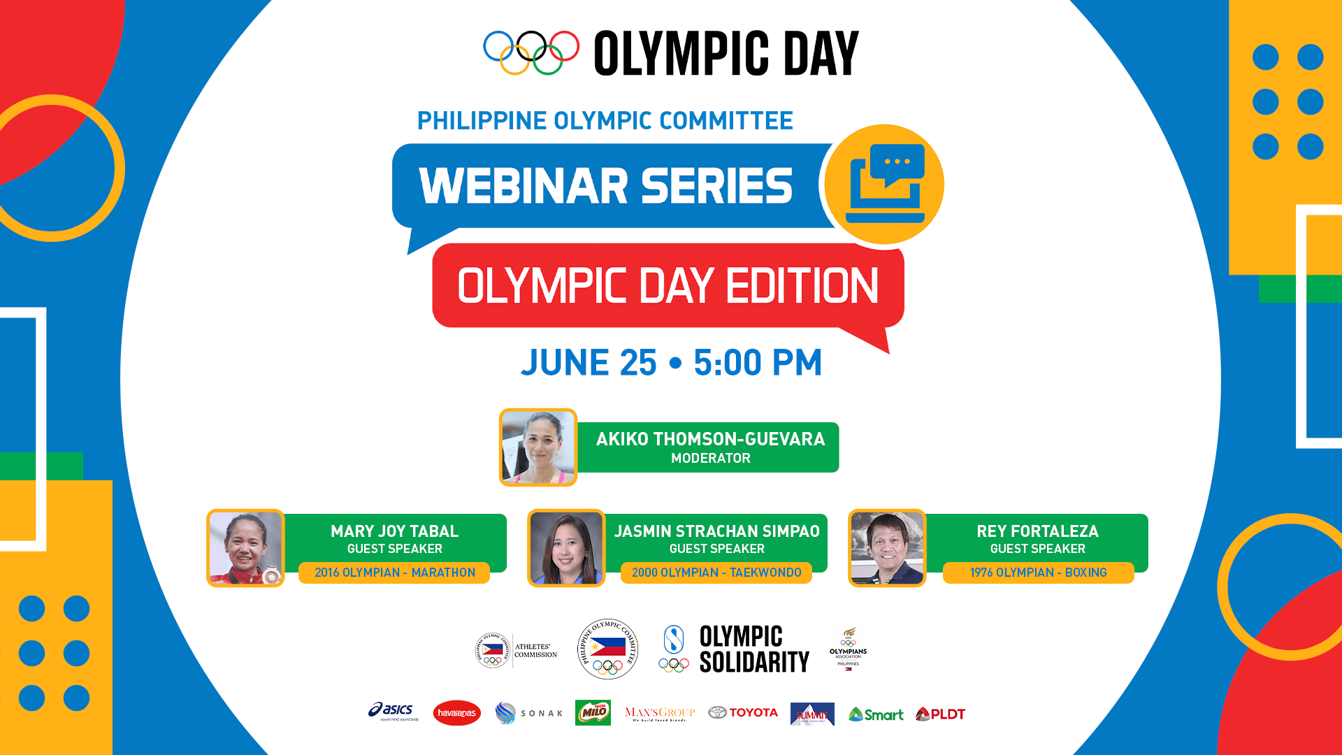 Former Olympians share experiences in Olympic Day Webinar