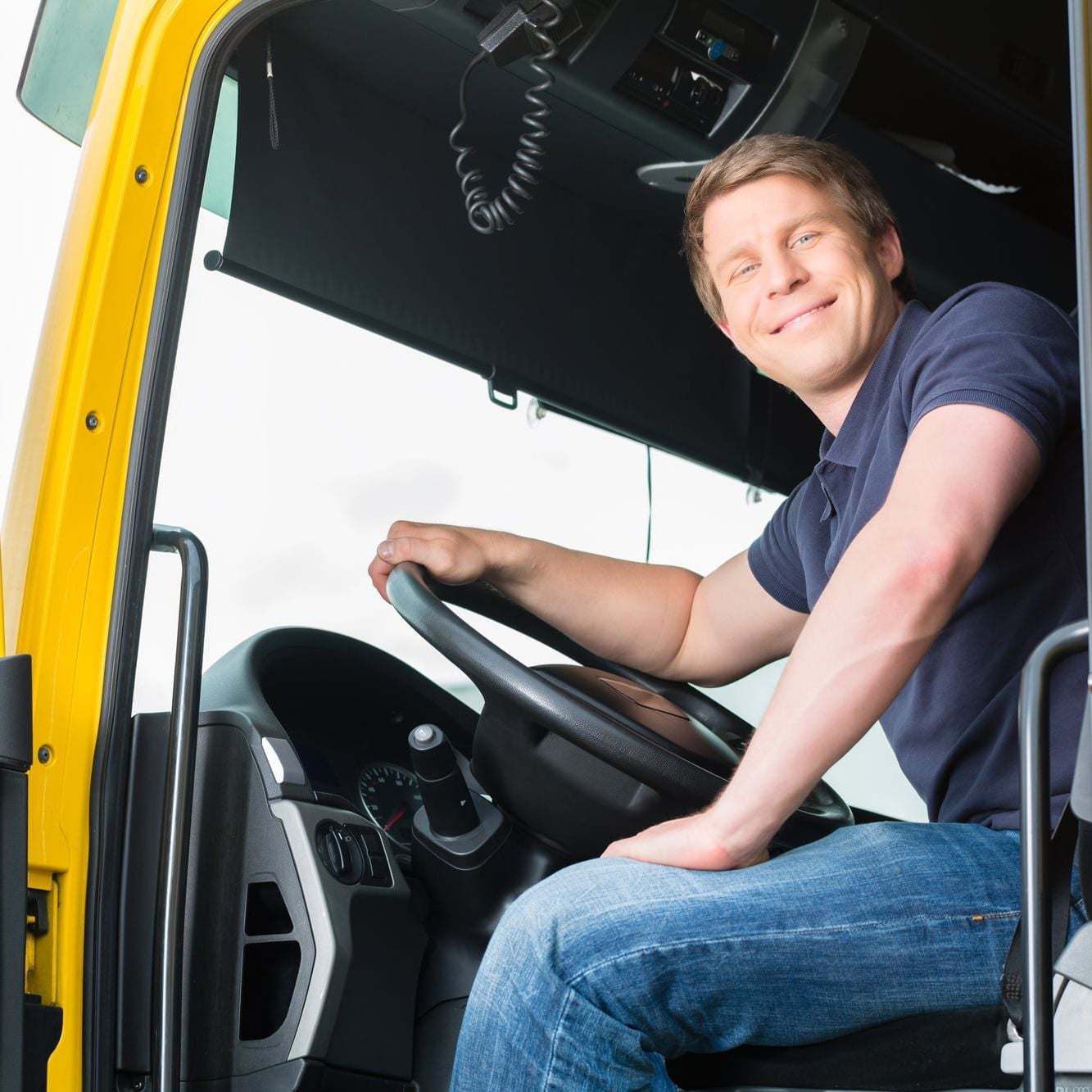 Happy Truck Driver